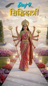 नवदुर्गा के नौ स्वरूपों के बारे में जानकारी।